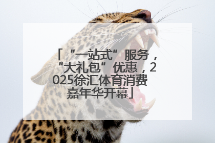 “一站式”服务，“大礼包”优惠，2025徐汇体育消费嘉年华开幕