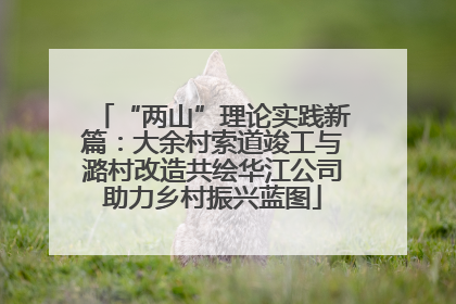 “两山”理论实践新篇：大余村索道竣工与潞村改造共绘华江公司助力乡村振兴蓝图