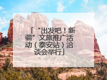“出发吧！新疆”文旅推广活动（泰安站）洽谈会举行