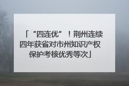 “四连优”！荆州连续四年获省对市州知识产权保护考核优秀等次