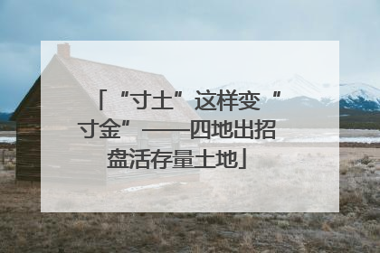 “寸土”这样变“寸金”——四地出招盘活存量土地