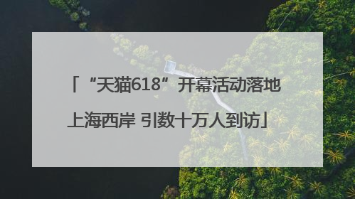 “天猫618”开幕活动落地上海西岸 引数十万人到访