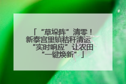 “草垛阵”清零！新泰宫里镇秸秆清运“实时响应”让农田“一键焕新”