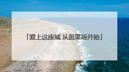 爱上这座城 从逛菜场开始