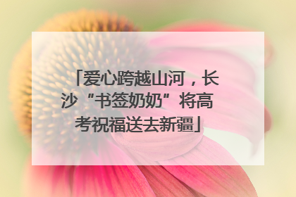 爱心跨越山河，长沙“书签奶奶”将高考祝福送去新疆