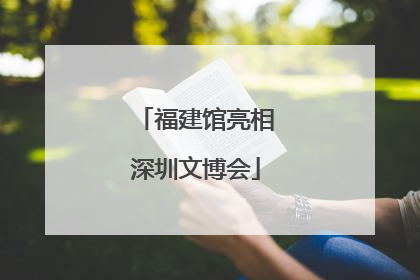 福建馆亮相深圳文博会