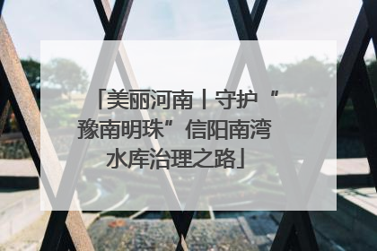 美丽河南丨守护“豫南明珠”信阳南湾水库治理之路
