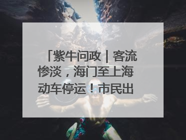 紫牛问政｜客流惨淡，海门至上海动车停运！市民出行不便，呼吁铁路部门恢复班次