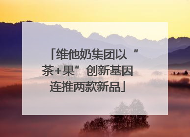 维他奶集团以“茶+果”创新基因连推两款新品