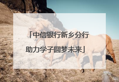 中信银行新乡分行助力学子圆梦未来
