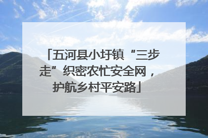 五河县小圩镇“三步走”织密农忙安全网，护航乡村平安路