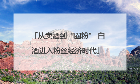 从卖酒到“圈粉” 白酒进入粉丝经济时代