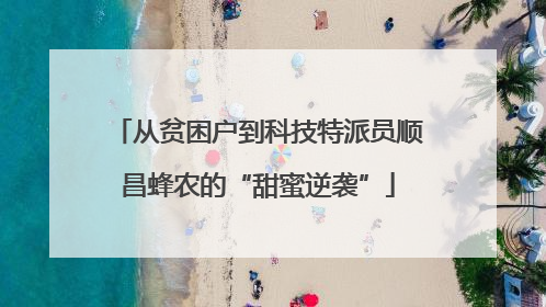 从贫困户到科技特派员顺昌蜂农的“甜蜜逆袭”