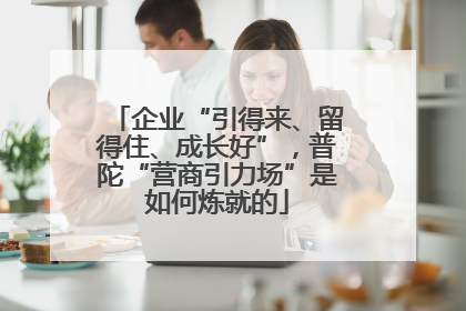 企业“引得来、留得住、成长好”，普陀“营商引力场”是如何炼就的