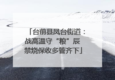 台前县凤台街道：战高温守“粮”辰 禁烧保收多管齐下