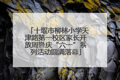 十堰市柳林小学天津路第一校区家长开放周暨庆“六一”系列活动圆满落幕