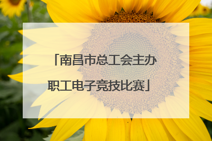 南昌市总工会主办职工电子竞技比赛