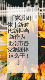 党派团体｜新时代新担当新作为 北京市各党派团体这么干！