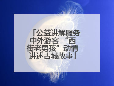 公益讲解服务中外游客 “西街老男孩”动情讲述古城故事