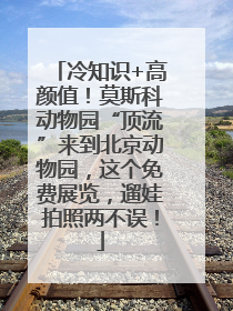 冷知识+高颜值！莫斯科动物园“顶流”来到北京动物园，这个免费展览，遛娃拍照两不误！