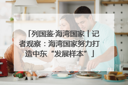 列国鉴·海湾国家丨记者观察：海湾国家努力打造中东“发展样本”