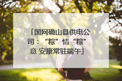 国网确山县供电公司：“粽”情“粽”意 安康常驻端午