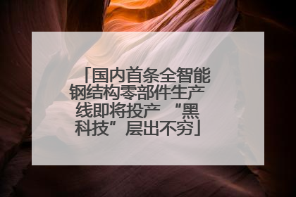国内首条全智能钢结构零部件生产线即将投产 “黑科技”层出不穷