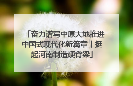 奋力谱写中原大地推进中国式现代化新篇章丨挺起河南制造硬脊梁