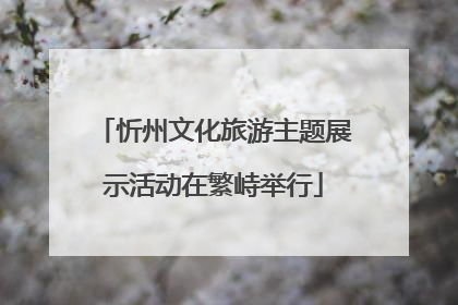 忻州文化旅游主题展示活动在繁峙举行