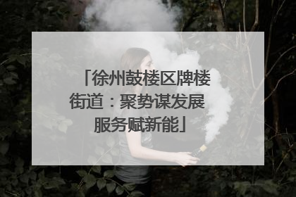 徐州鼓楼区牌楼街道：聚势谋发展 服务赋新能