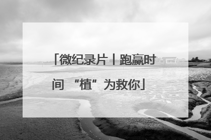 微纪录片丨跑赢时间 “植”为救你