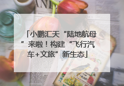 小鹏汇天“陆地航母”来啦！构建“飞行汽车+文旅”新生态