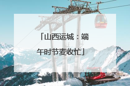 山西运城：端午时节麦收忙