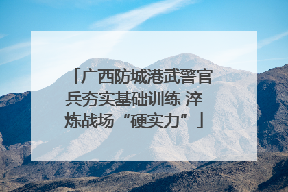 广西防城港武警官兵夯实基础训练 淬炼战场“硬实力”