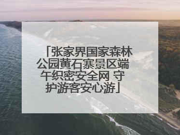 张家界国家森林公园黄石寨景区端午织密安全网 守护游客安心游