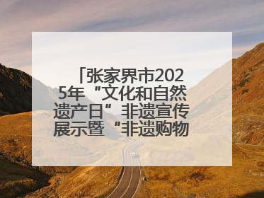 张家界市2025年“文化和自然遗产日”非遗宣传展示暨“非遗购物节”活动在慈利县盛大启幕