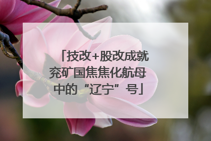 技改+股改成就兖矿国焦焦化航母中的“辽宁”号
