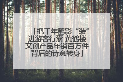 把千年鹤影“装”进游客行囊 黄鹤楼文创产品年销百万件背后的诗意转身