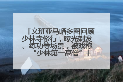 文班亚马晒多图回顾少林寺修行，曝光剃发、练功等场景，被戏称“少林第一高僧”