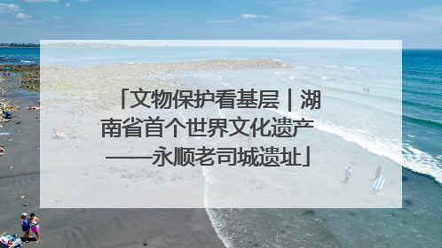 文物保护看基层｜湖南省首个世界文化遗产——永顺老司城遗址