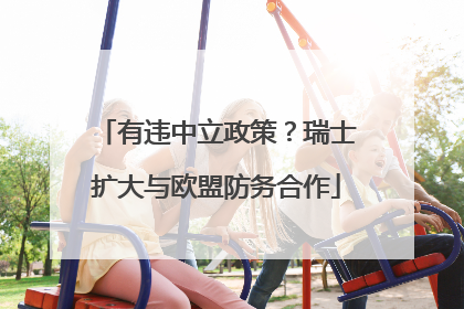 有违中立政策？瑞士扩大与欧盟防务合作