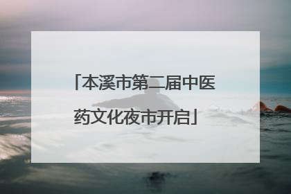 本溪市第二届中医药文化夜市开启