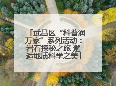 武昌区“科普润万家”系列活动：岩石探秘之旅 邂逅地质科学之美
