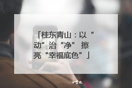 桂东青山：以“动”治“净” 擦亮“幸福底色”