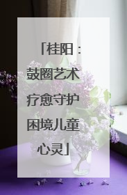 桂阳：鼓圈艺术疗愈守护困境儿童心灵