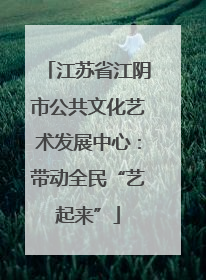 江苏省江阴市公共文化艺术发展中心：带动全民“艺起来”