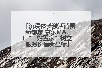 沉浸体验激活消费新想象 京东MALL“一站置家”树立服务价值新坐标