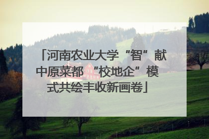 河南农业大学“智”献中原菜都 “校地企”模式共绘丰收新画卷