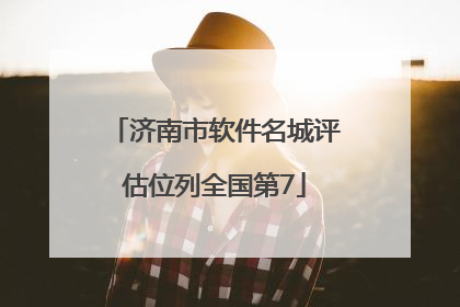 济南市软件名城评估位列全国第7