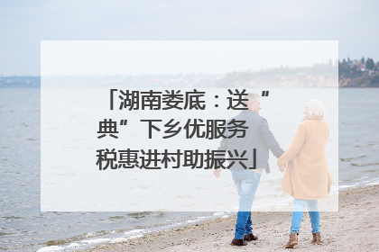 湖南娄底：送“典”下乡优服务 税惠进村助振兴